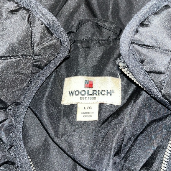 Woolrich Duck Down Vest Women Puffer Quilted Mock Neck Full Zip Pockets - Picture 3 of 7